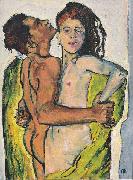 Koloman Moser Liebespaar oil painting artist